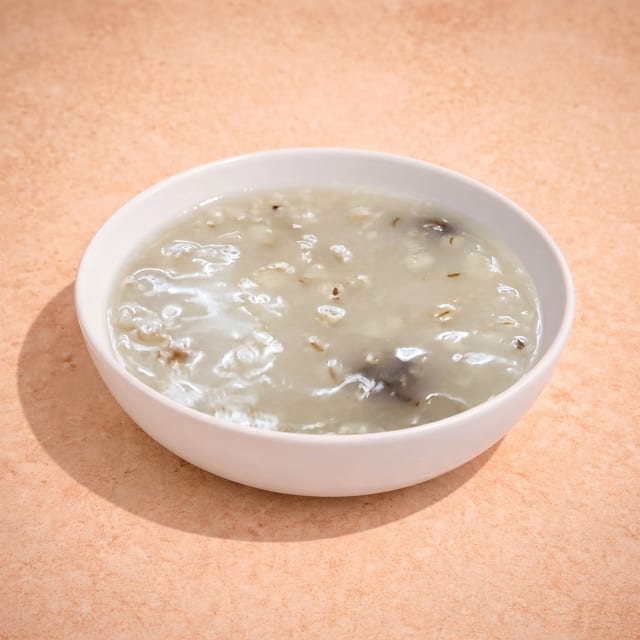 Mushroom Barley Soup.
