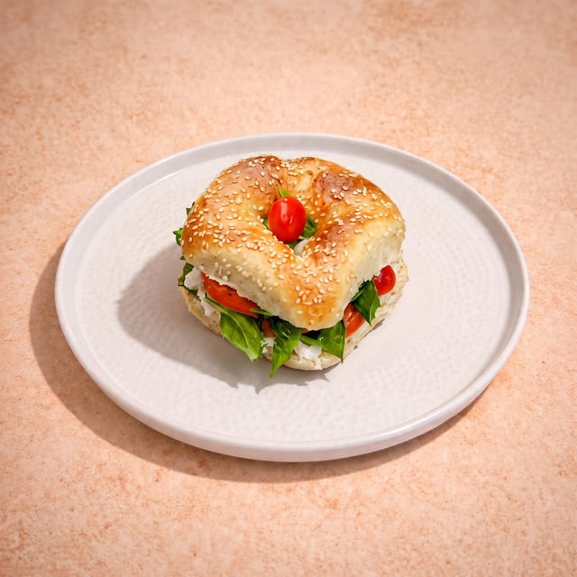 White Fish Salad Sandwich.