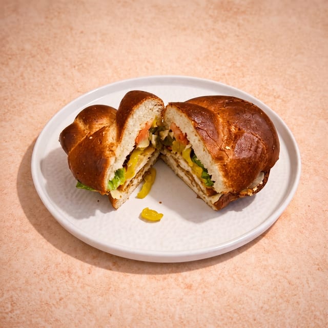 Tilapia Fish Sandwich.