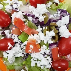 Greek Salad with Cheese