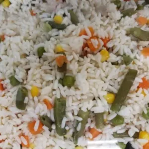 White Rice with Veg